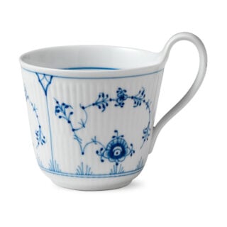 Royal Copenhagen Blue Fluted High Handle Cup | Kneen & Co