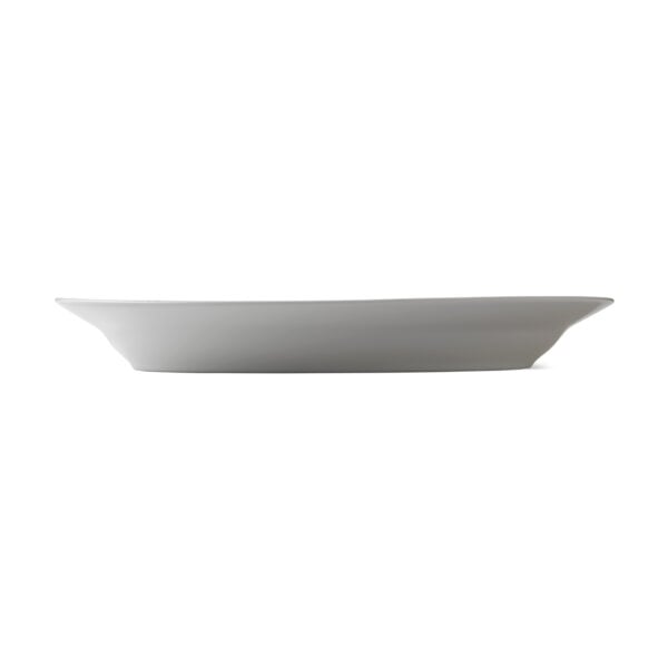 RoyalCopenhagen-1017186-BLUE-FLUTED-PL-DISH-OVAL-35pt5CM-04-1200x1200-100KB Royal Copenhagen Blue Fluted Plain Large Oval Dish shown on table | Kneen & Co