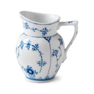 Royal Copenhagen Blue Fluted Plain Cream Jug | Kneen & Co