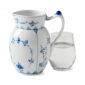 Royal Copenhagen Blue Fluted Plain Jug shown on table | Kneen & Co