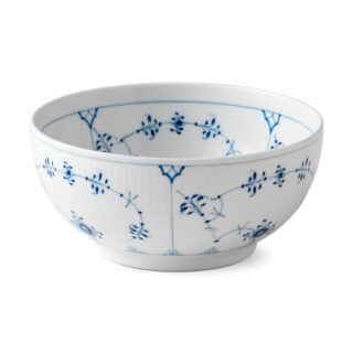 Royal Copenhagen Blue Fluted Plain Medium Salad Bowl | Kneen & Co