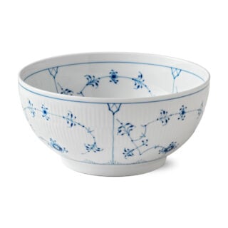 Royal Copenhagen Blue Fluted Plain Serving Bowl | Kneen & Co