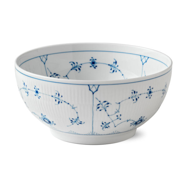 Royal Copenhagen Blue Fluted Plain Serving Bowl | Kneen & Co