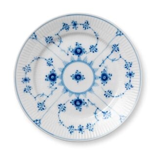 Royal Copenhagen Blue Fluted Plain Lunch Plate | Kneen & Co