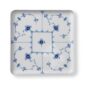 Royal Copenhagen Blue Fluted Plain Square Plate | Kneen & Co