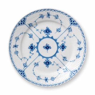 Royal Copenhagen Blue Fluted Half Lace Medium Plate | Kneen & Co