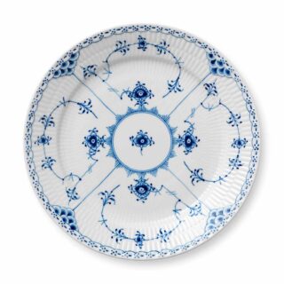 Royal Copenhagen Blue Fluted Half Lace Large Plate | Kneen & Co