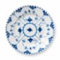 Royal Copenhagen Blue Fluted Full Lace Dessert Plate | Kneen & Co