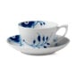 Royal Copenhagen Blue Fluted Mega Cup and Saucer | Kneen & Co