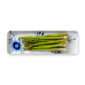 Royal Copenhagen Blue Fluted Mega Rectangular Platter with asparagus | Kneen & Co