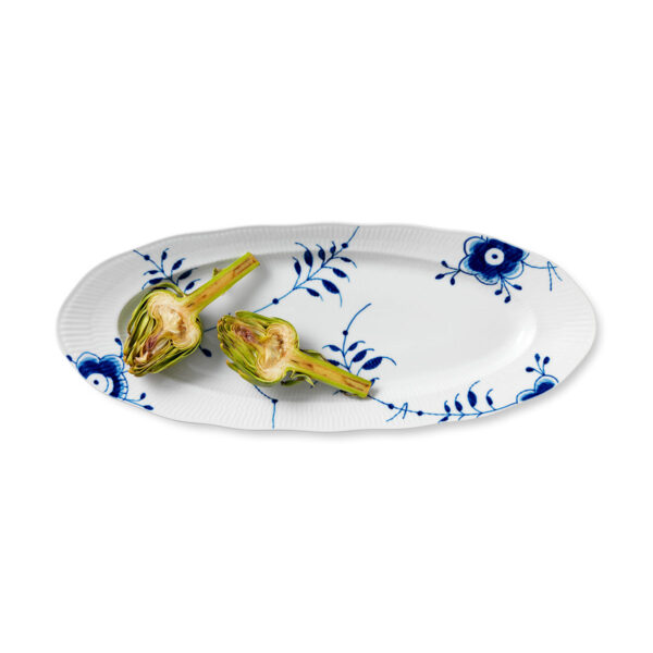 Royal Copenhagen Blue Fluted Mega Fish Dish | Kneen & Co