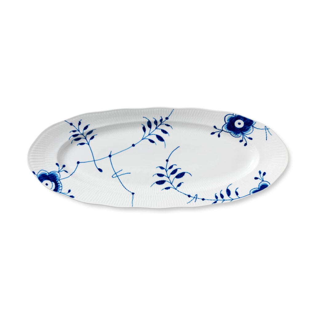 Royal Copenhagen Blue Fluted Mega Fish Dish - Kneen & Co