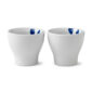 Royal Copenhagen Blue Fluted Mega Egg Cups - Set of 2 | Kneen & Co