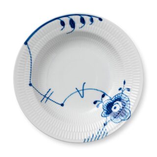 Royal Copenhagen Blue Fluted Mega Deep Soup & Serving Plate | Kneen & Co