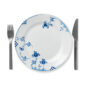 Royal Copenhagen Blue Elements Medium Lunch Plate shown on table | Kneen & Co