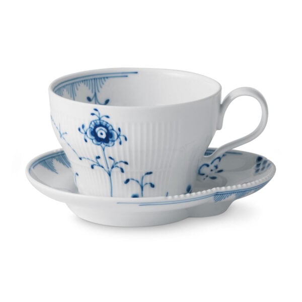 Royal Copenhagen Blue Elements Cup and Saucer | Kneen & Co