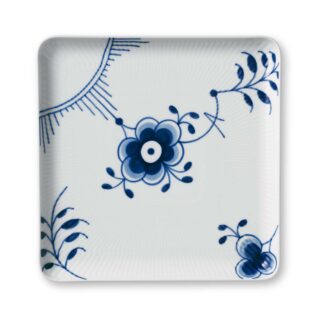 Royal Copenhagen Blue Fluted Mega Square Plate | Kneen & Co