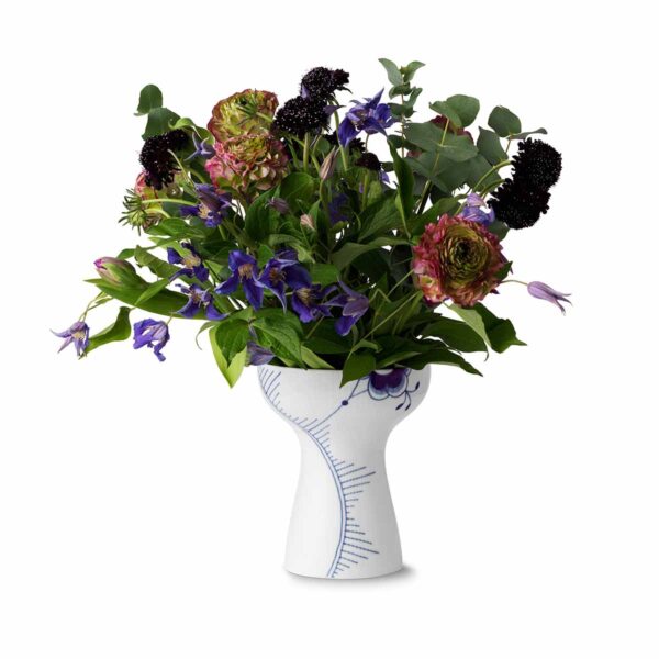 RoyalCopenhagen-1052396-Blue-Mega-Open-Vase-19cm-03-1200x1200-100KB Royal Copenhagen Blue Fluted Mega Vase | Kneen & Co