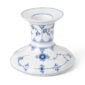 Royal Copenhagen Blue Fluted Plain Short Candle Holder | Kneen & Co