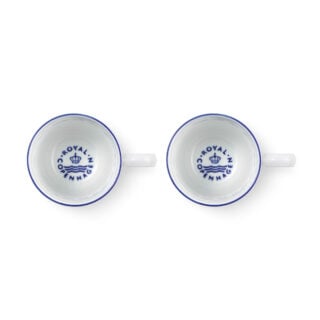 Royal Copenhagen Blueline Medium Cup – Set of 2 | Kneen & Co
