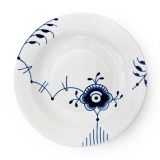 Royal Copenhagen Blue Fluted Mega Deep Plate | Kneen & Co