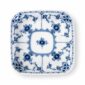 Royal Copenhagen Blue Fluted Half Lace Mini Square Plate | Kneen & Co