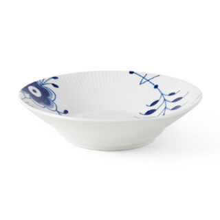 Royal Copenhagen Blue Fluted Mega Deep Snack Plate | Kneen & Co