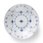 Royal Copenhagen Blue Fluted Plain Small Deep Plate shown on table | Kneen & Co
