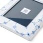 Royal Copenhagen Blue Fluted Plain Picture Frame shown on table | Kneen & Co