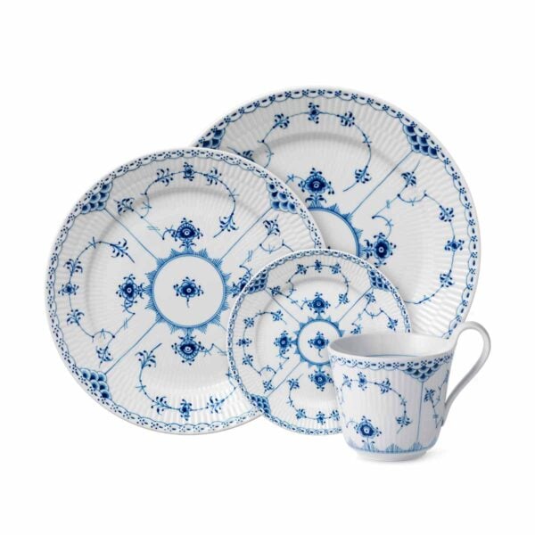 RoyalCopenhagen-BlueFluted-HalfLace-ParentImage-set-1200x1200-100KB Royal Copenhagen Blue Fluted Half Lace Dinnerware | Kneen & Co