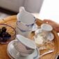 Royal Copenhagen Tea Service on tray with assorted collections | Kneen & Co
