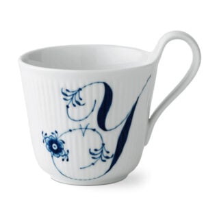 Royal Copenhagen Alphabet High Handle Cup - Y | Kneen & Co