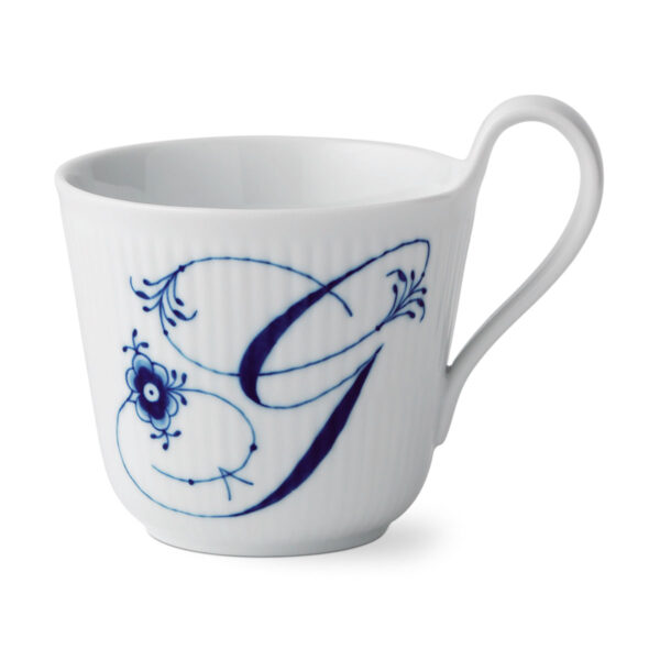 RoyalCophenhagen-1025824-Alphabet-Mug-G-01-1200x1200-100KB Royal Copenhagen Alphabet High Handle Cup - G | Kneen & Co