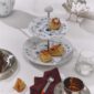Royal Copenhagen Blue Fluted Étagère set on table | Kneen & Co
