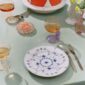 Royal Copenhagen Blue Fluted Plain dinnerware dessert spread | Kneen & Co