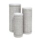Riviere Ester Hand-Braided Leather Vase | Kneen & Co