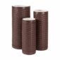 Riviere Ester Handwoven Leather Vase | Kneen & Co