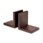 Riviere Elia Leather Bookends | Kneen & Co