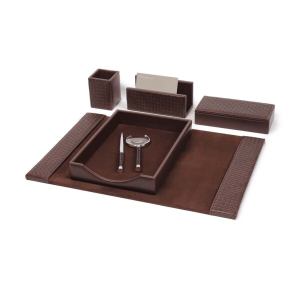 GB-RIVIERE-DS-BL-INT-DS-PC-INT-DS-PP-INT-DS-BX-INT-DS-PT-DS-L-INT-DS-M-INT-Celio-HndwvnDesk-SetFamily-MOKA-CUTOUT01-1200x1200-100KB Riviere Desk Accessories | Kneen & Co