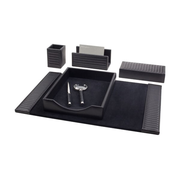 GB-RIVIERE-DS-BL-TC-DS-PC-TC-DS-PP-TC-DS-BX-TC-DS-PT-DS-L-INT-DS-M-INT-Celio-LinesDesk-SetFamily-BLK-CUTOUT01-1200x1200-100KB Riviere Desk Accessories | Kneen & Co