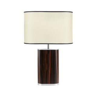 Riviere Livia Ebony Table Lamp | Kneen & Co