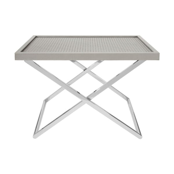 GB-RIVIERE-T1-INT-Erice-SideTableChrome-GRAY-CUTOUT02-1200x1200-100KB Riviere Erice Side Table | Kneen & Co