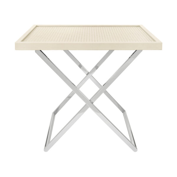 GB-RIVIERE-T1-INT-Erice-SideTableChrome-IVORY-CUTOUT01-1200x1200-100KB Riviere Erice Side Table | Kneen & Co