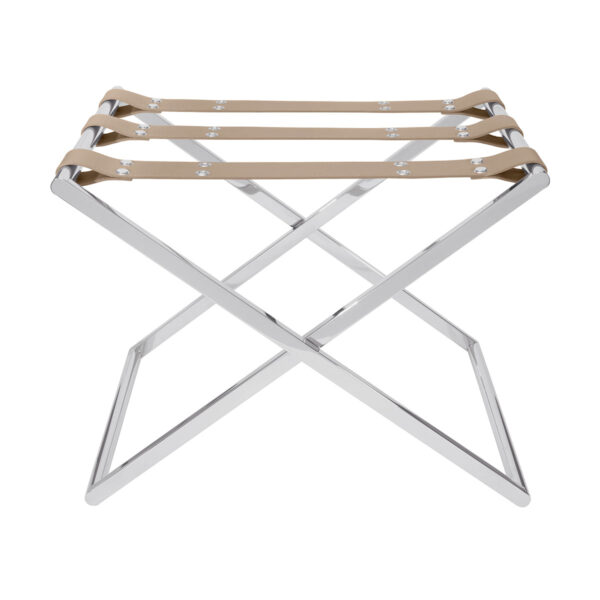 GB-RIVIERE-T1-L-Stool-3-leatherStapsMetal-LegsChrome-CUTOUT-TAUPE-1200x1200-100KB Riviere Sibari Luggage Rack | Kneen & Co
