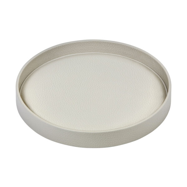 GB-Riviere-GVT2-DamaRoundLeatherTray-MED-Ivory-01-1200x1200-100KB Riviere Dama Medium Round Valet Tray | Kneen & Co