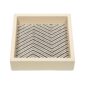 Riviere Febe Small Square Waxed Cotton Valet Tray | Kneen & Co