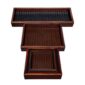 Riviere Febe Ebony Lines Valet Trays | Kneen & Co
