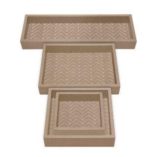 Riviere Febe Herringbone Valet Trays | Kneen & Co