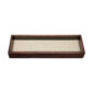 Riviere Febe Long Rectangular Ebony Handwoven Valet Tray | Kneen & Co