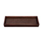 Riviere Febe Long Rectangular Ebony Handwoven Valet Tray | Kneen & Co